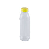 Clear Juice Bottle 330ML Straight Plain Lid